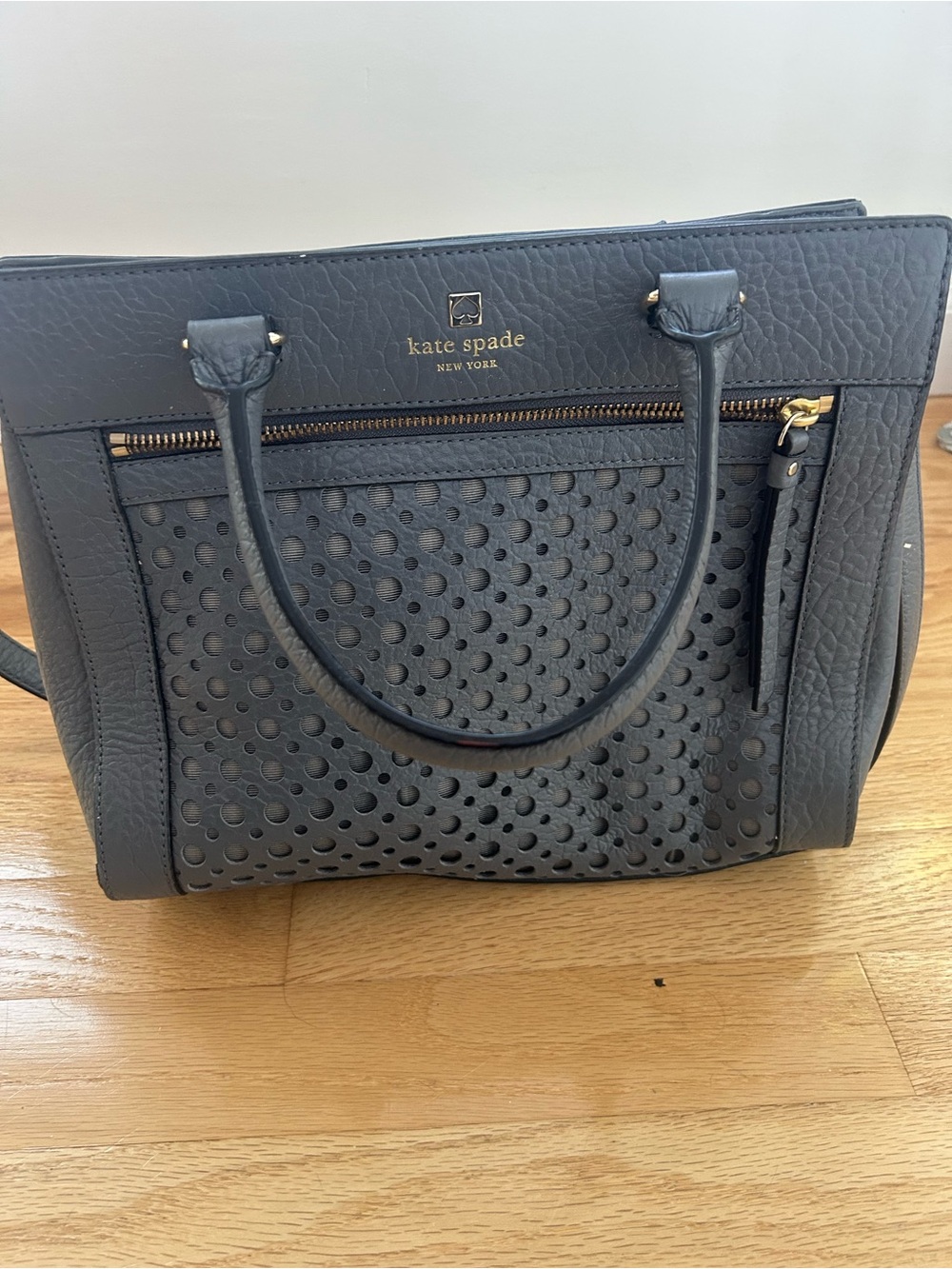 kate Spade Perforated Leather Tote